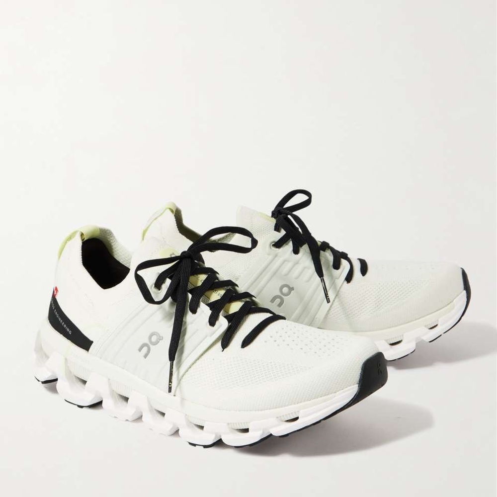 ON RUNNING Cloudswift 3 Rubber-Trimmed Stretch-Knit Running Sneakers